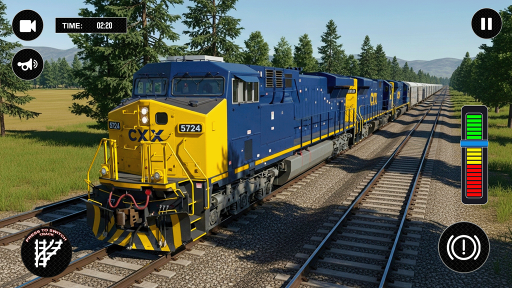 Railways Train Simulator Game: Train Games screenshot 3