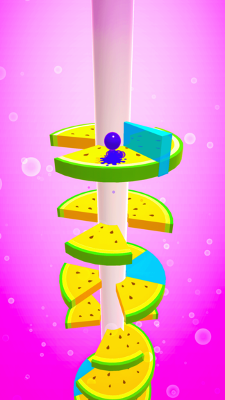 Helix Fruit Color Balls Game: Helix Jump screenshot 3