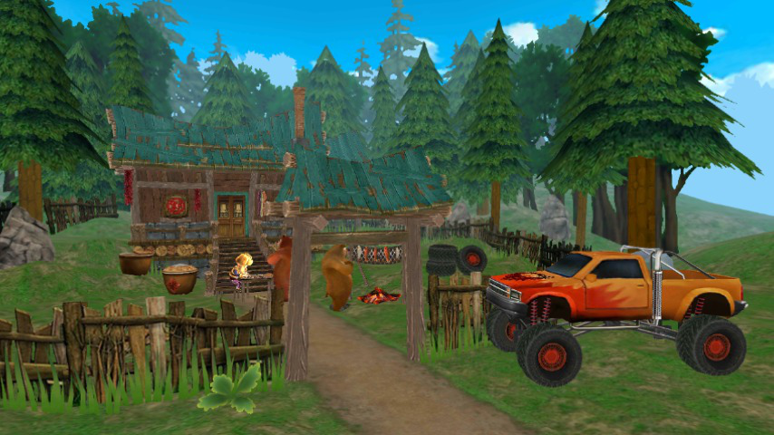 Super Bear Adventures Survival Game gameplay screenshot 3