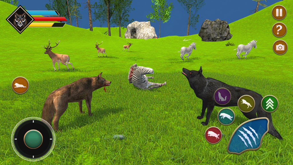 Wild Wolf Animal Hunting Game: Wolf Games screenshot 5