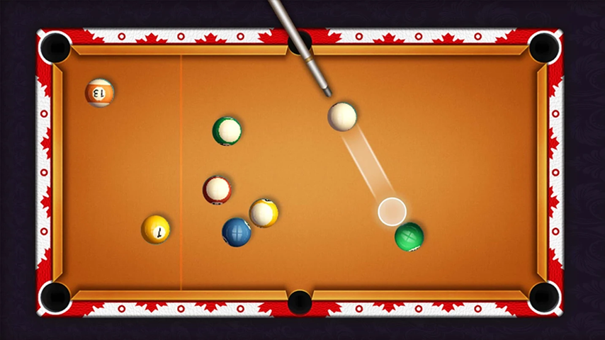 Billiards 8 Ball gameplay screenshot 2