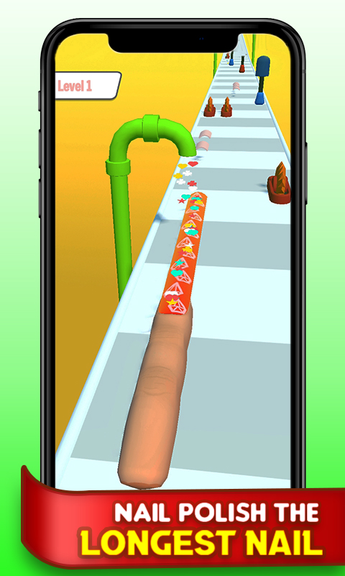 Nail Run: Bridge Stake Runner – Bridge Girl Game screenshot 8