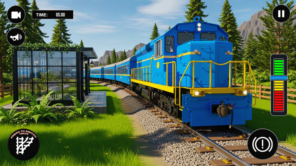 Railways Train Simulator Game: Train Games screenshot 2