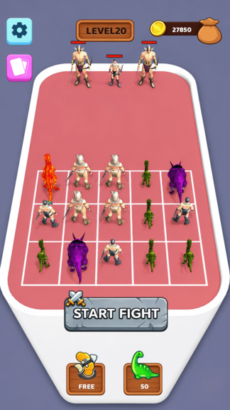 Dino Merge Master Games: Animal Fighting Games screenshot 6