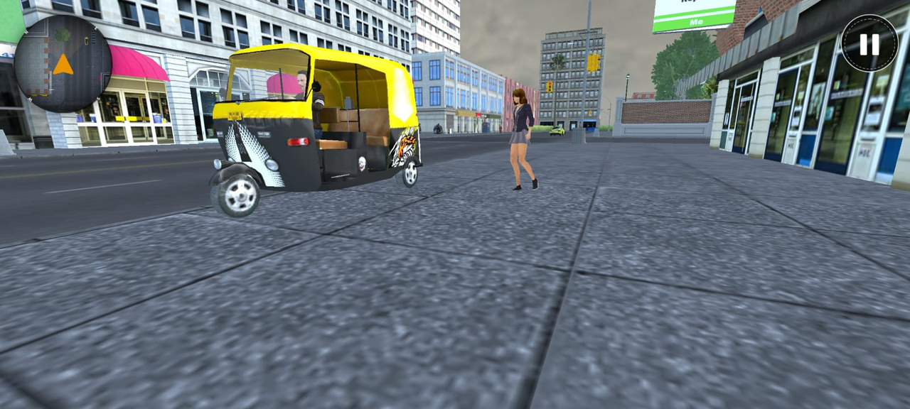 City Tuk Tuk Rickshaw Game: Auto Games screenshot 7