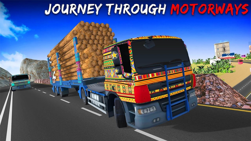 Pak Truck Driver Simulator Offroad Truck Games gameplay screenshot 4