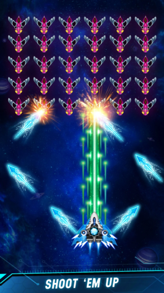 Space shooter gameplay screenshot 2