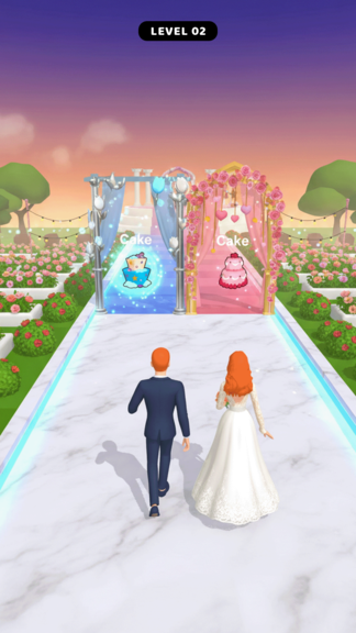 Couple Wedding Race Game: Fashion Games screenshot 2