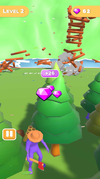 Lumber Jack Castle Island Clicker Game screenshot 2