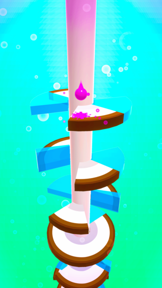 Helix Fruit Color Balls Game: Helix Jump screenshot 2