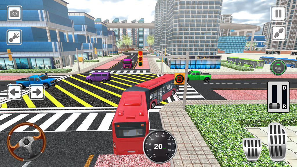 US Coach Bus Simulator: City Bus Driving Coach screenshot 4