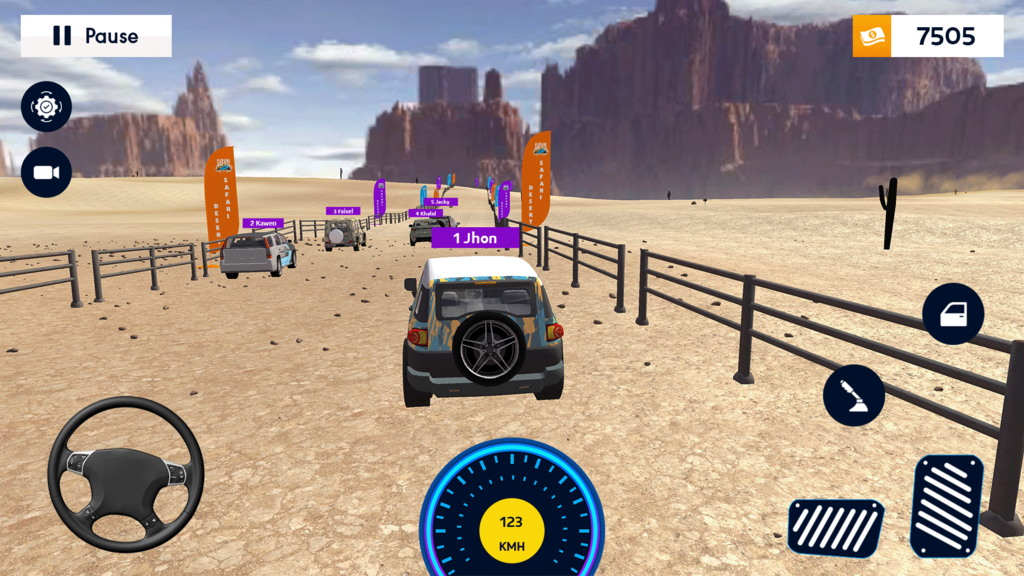 4X4 OffRoad Jeep Driving Simulator: Jeep Driving screenshot 2
