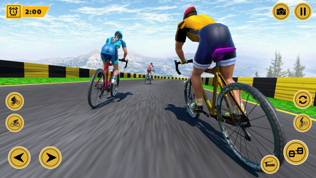 Bicycle Stunt Racing Game: City Bicycle Ride screenshot 1
