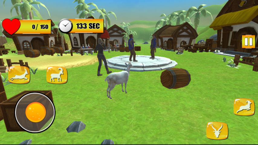 Angry Goat Revenge Simulator Game gameplay screenshot 1