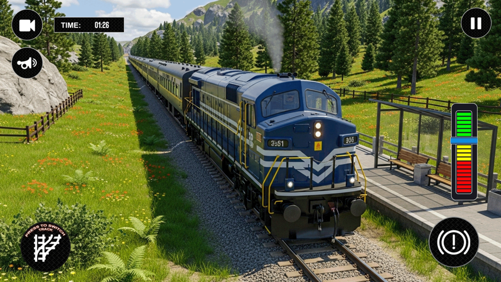Railways Train Simulator Game: Train Games screenshot 5