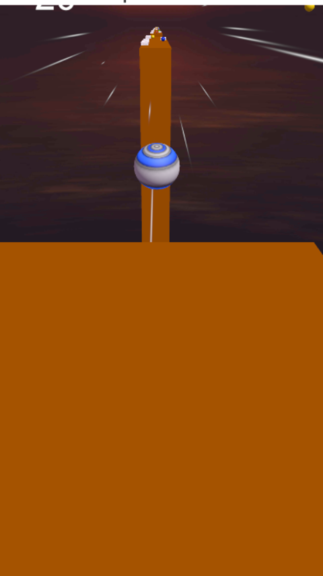 Space Rolling Balls Race Game gameplay screenshot 1