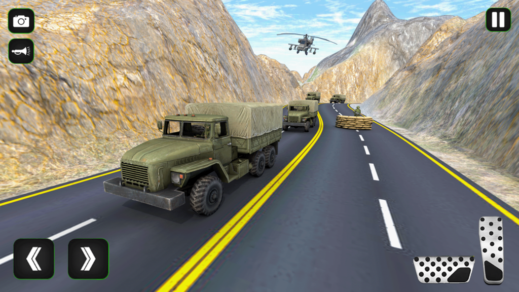 Army Truck Driving Action Games 3D screenshot 1