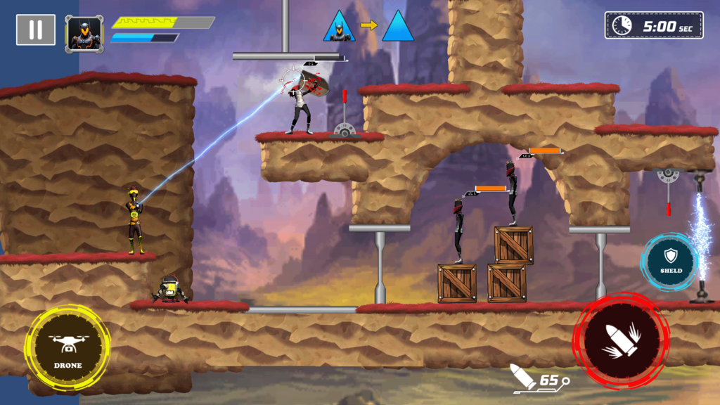 Legends Stickman Hunter Shadow Game screenshot 5