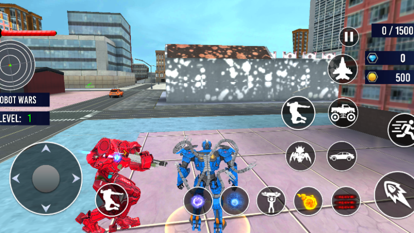 Octopus Robot World Truck Game gameplay screenshot 3