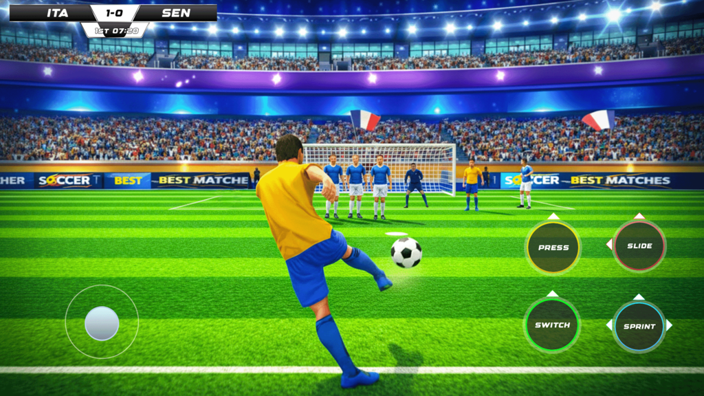 Dream Football Strike Game: Soccer Games screenshot 7