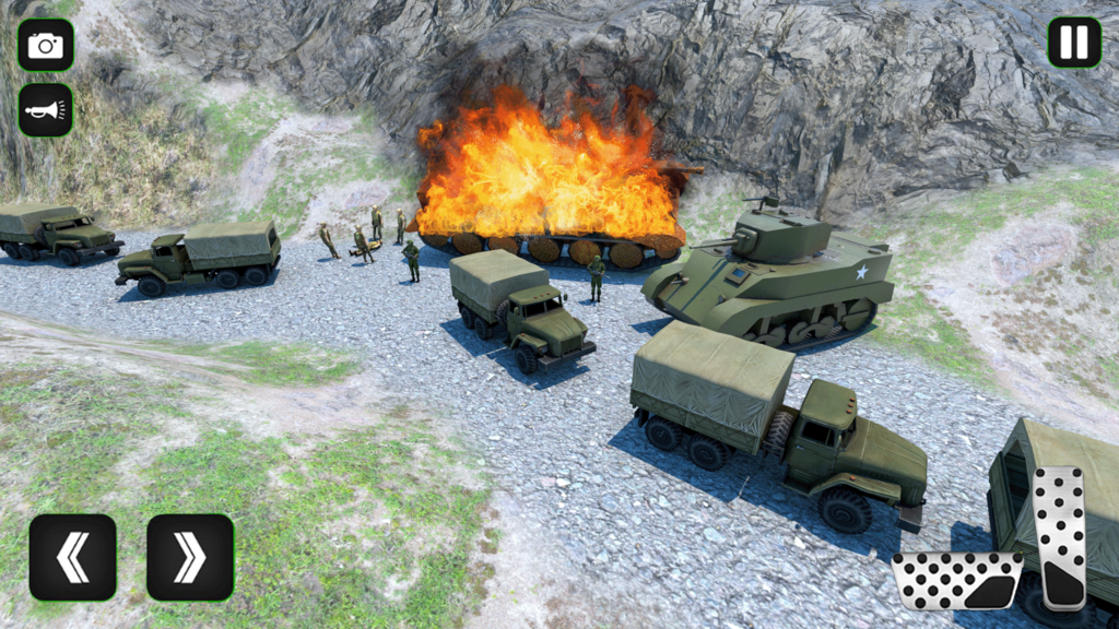 Army Truck Driving Action Games 3D screenshot 4