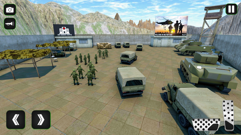 Army Truck Driving Action Games 3D screenshot 5