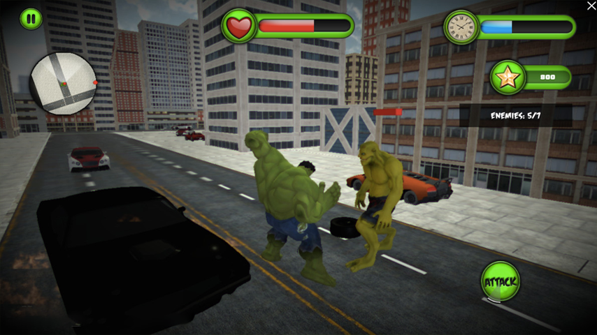 Monster Hero Superhero Games gameplay screenshot 1