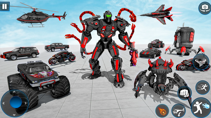 Octopus Transformer Robot Game featured gameplay