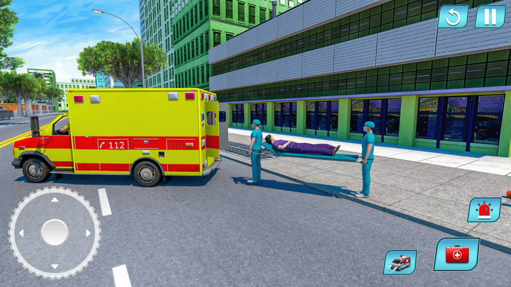 Emergency Ambulance Driving Game: Rescue Games screenshot 1