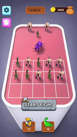 Dino Merge Master Games: Animal Fighting Games screenshot 7