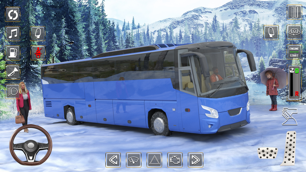 Real Bus Driving Simulator: 3D Bus Games screenshot 5