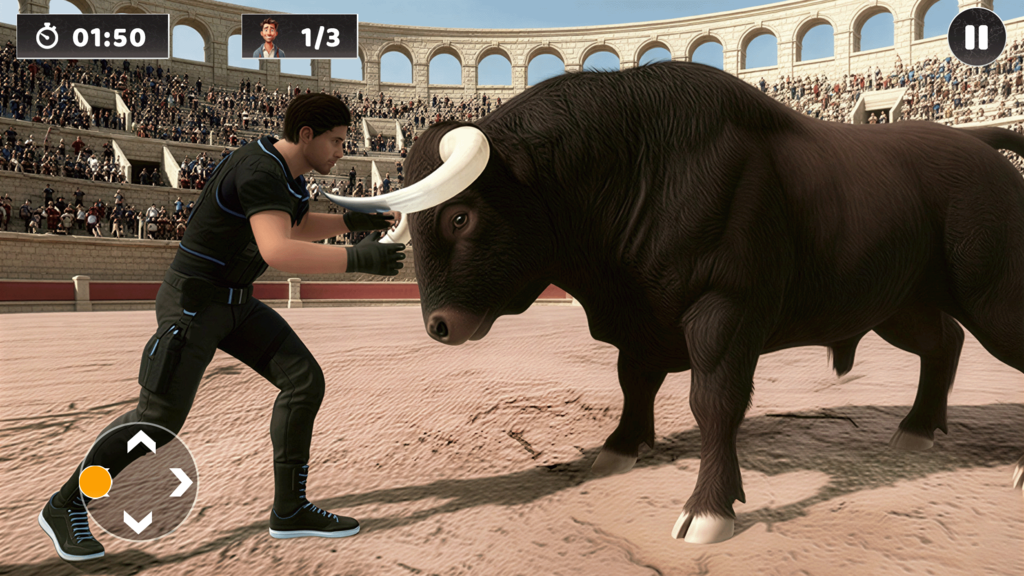 Wild Angry Bull Fighting Game screenshot 4