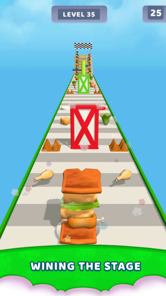 Sandwich Run Race Game: Runner Games screenshot 2