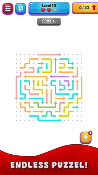 Arrow Swipe Escape Game: Arrow Sort Puzzle screenshot 3