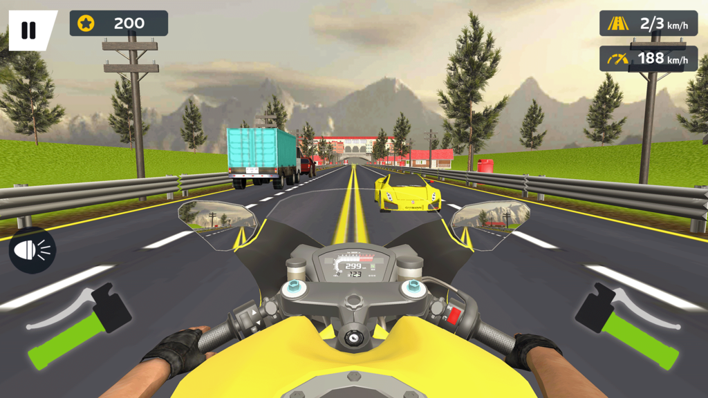 3D Bike Racing: Highway Bike Race Game – Moto Race screenshot 1