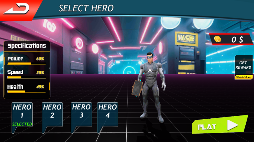 Gangster Target Superhero Hammer Monster Game featured gameplay