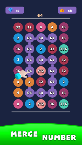 Merge Number Puzzle Games: Number Match Game screenshot 2