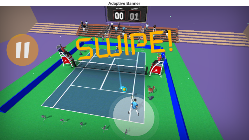 Tennis Clash Champion Multiplayer Game gameplay screenshot 1