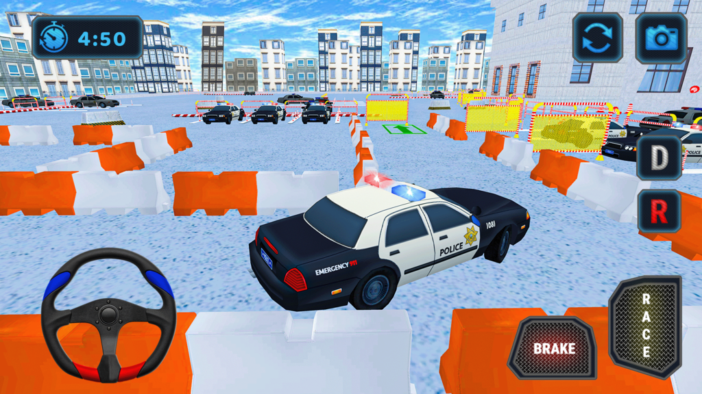 Police Car Parking Game: Car Games screenshot 4