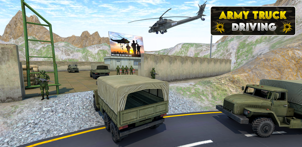 Army Truck Driving Action Games 3D screenshot 6