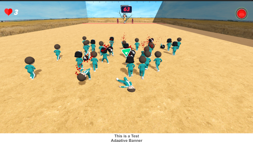 Squid Challenge Survival Game gameplay screenshot 1
