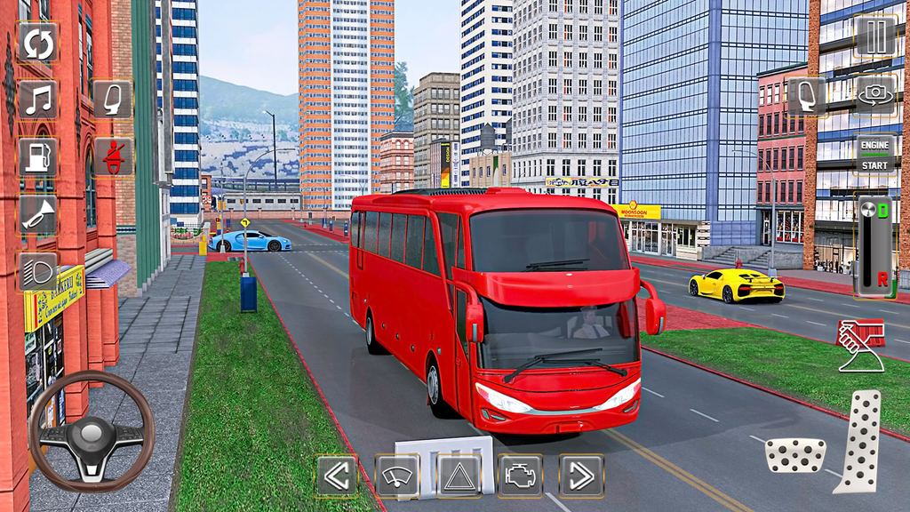 Real Bus Driving Simulator: 3D Bus Games screenshot 4