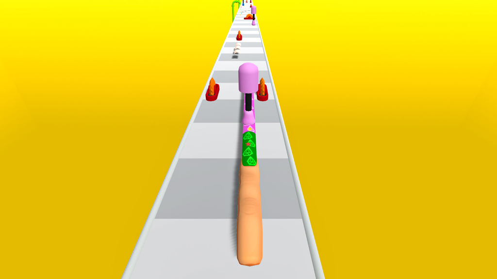 Nail Run: Bridge Stake Runner – Bridge Girl Game screenshot 2