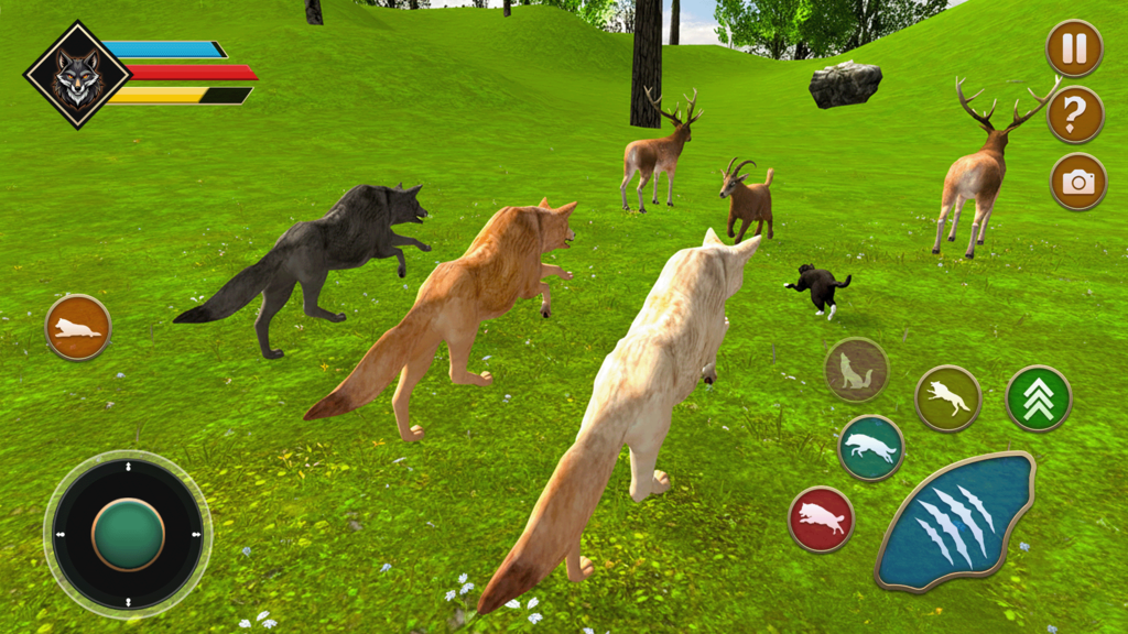 Wild Wolf Animal Hunting Game: Wolf Games screenshot 4