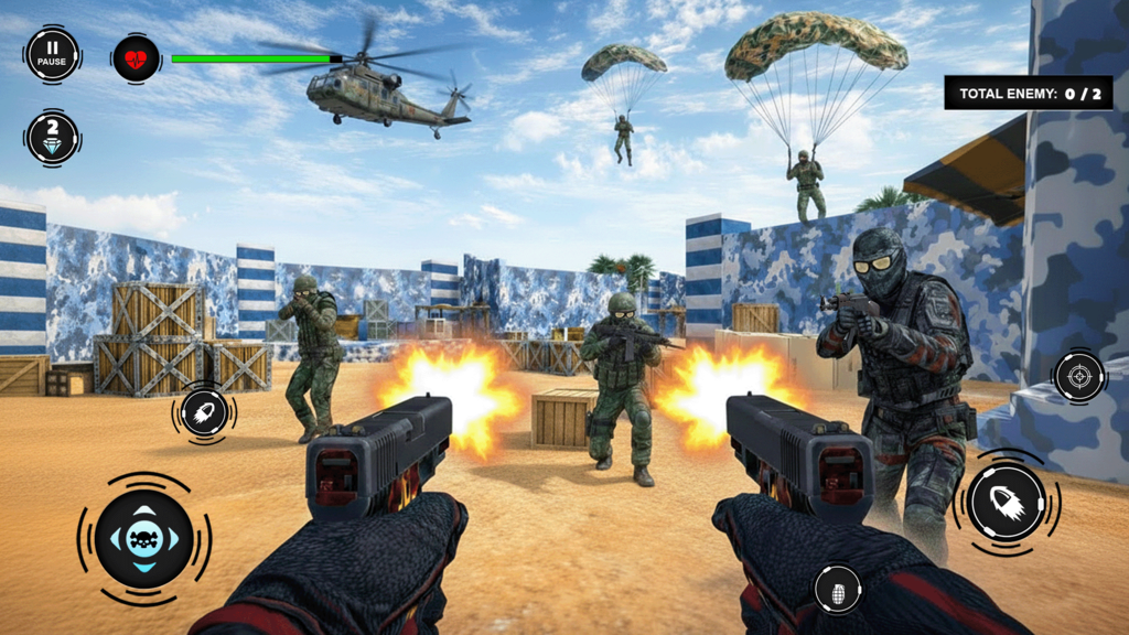 Commando Rush Gun Shooting: Gun Games screenshot 5