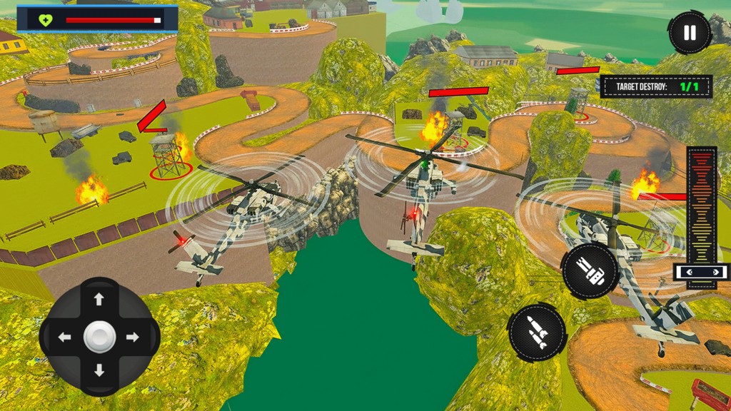 Gunship Strike Helicopter Battle: Helicopter Fight screenshot 4