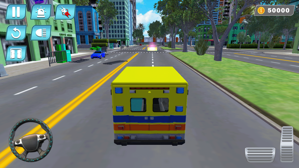 Emergency Ambulance Driving Game: Rescue Games screenshot 3