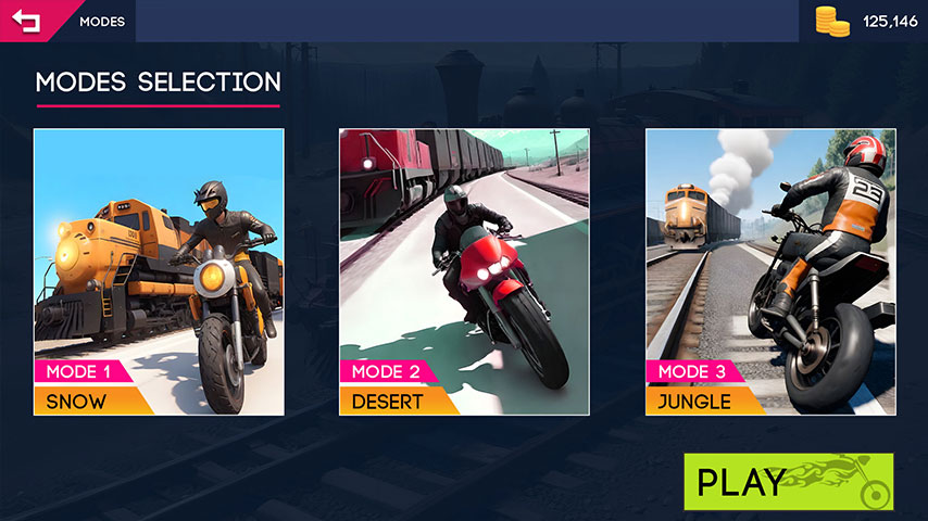 Bike vs Train Race Challenge: 3D Train Racing Game screenshot 3