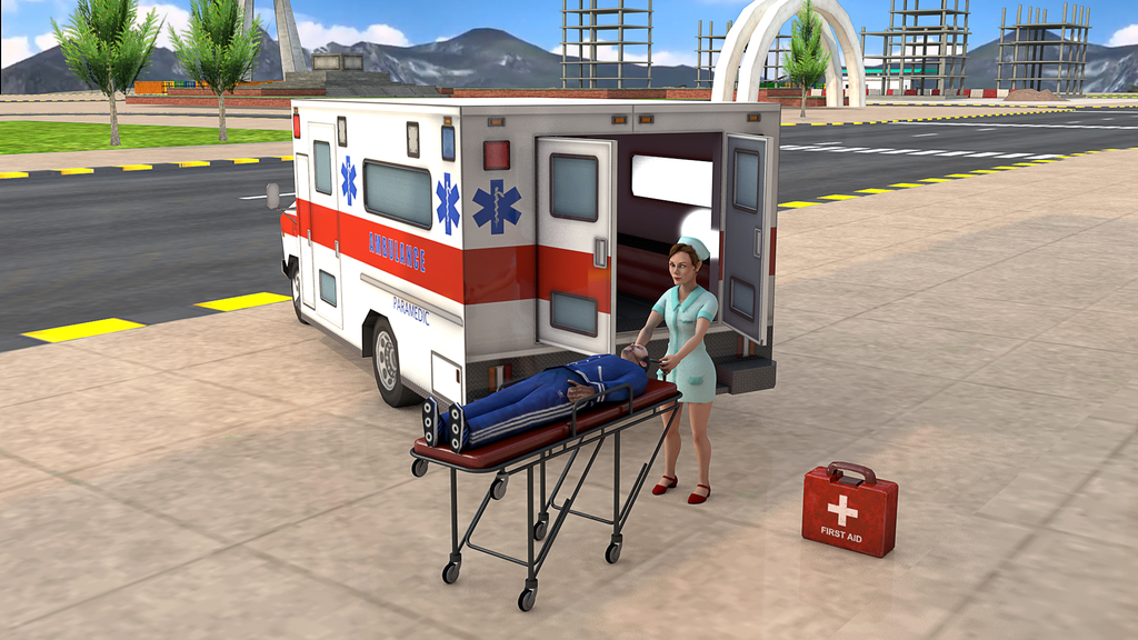 Ambulance Simulator: Doctor Hospital Game screenshot 2
