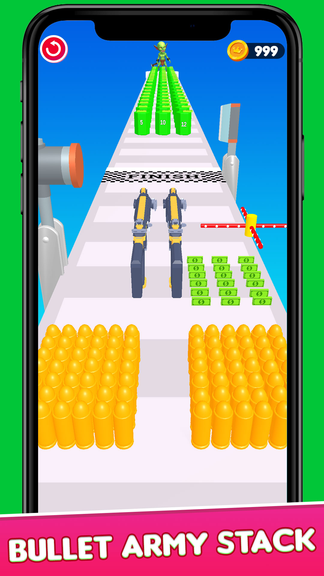Merge Bullet Army Game Run 3D – Stack 3D screenshot 3